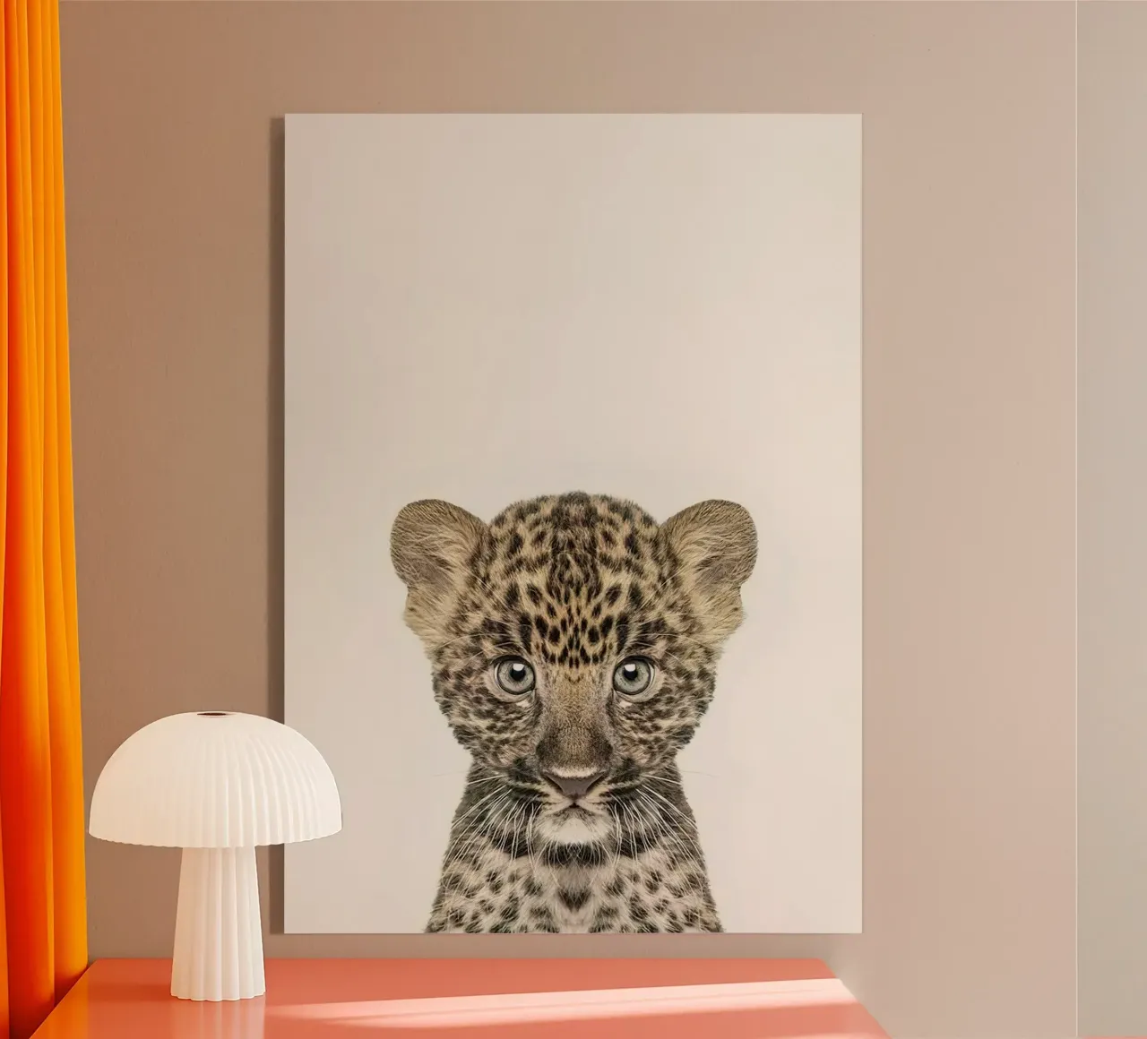 Bébé Léopard plexiglas de Emil Art Studio