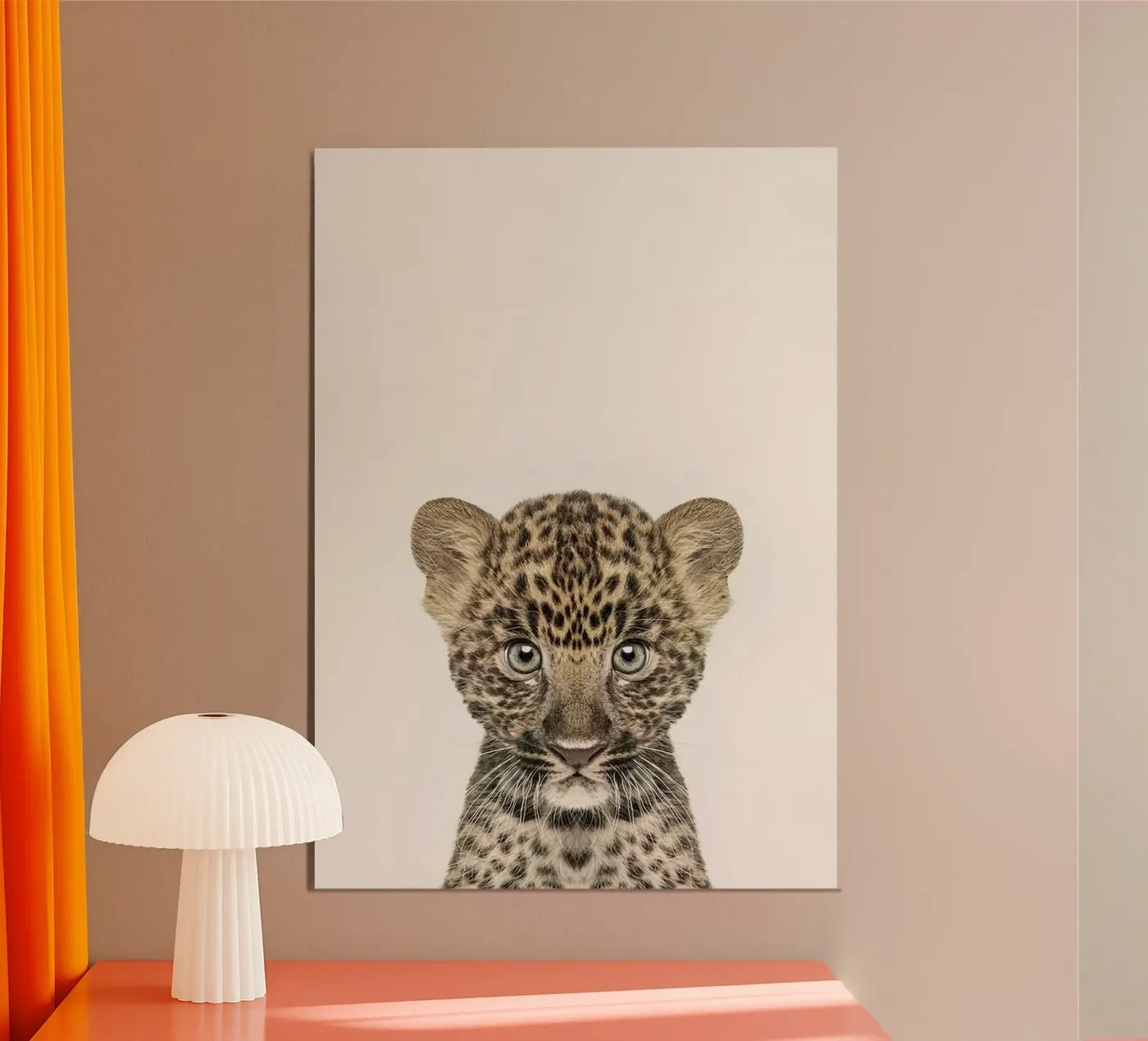 Bébé Léopard poster de Emil Art Studio