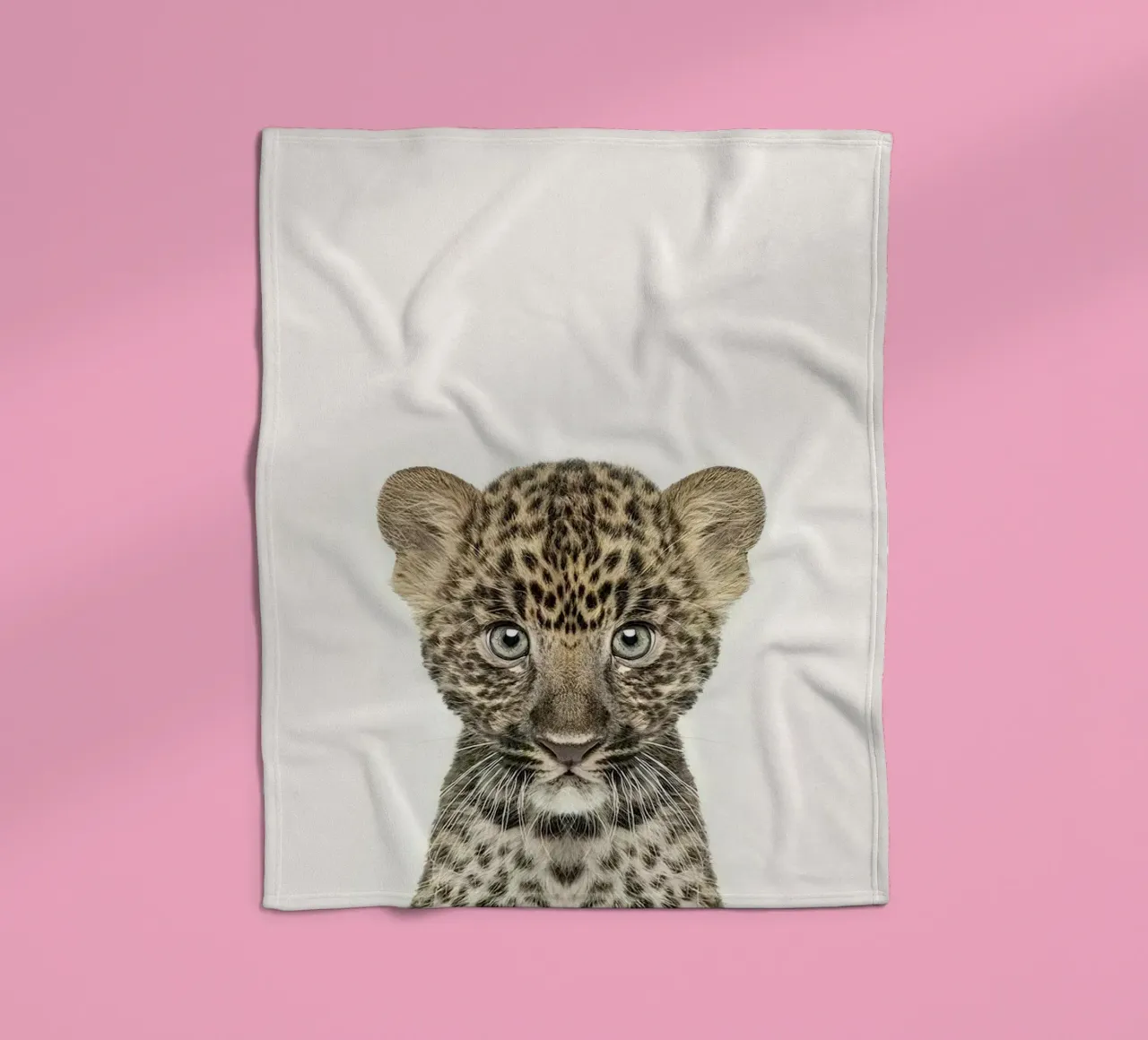 Bambino leopardo coperta in pile da Emil Art Studio