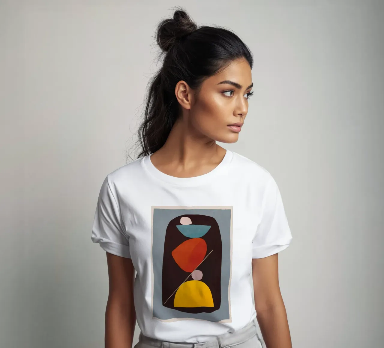 Forme astratte moderne e minimali 83 t-shirt da ThingDesign