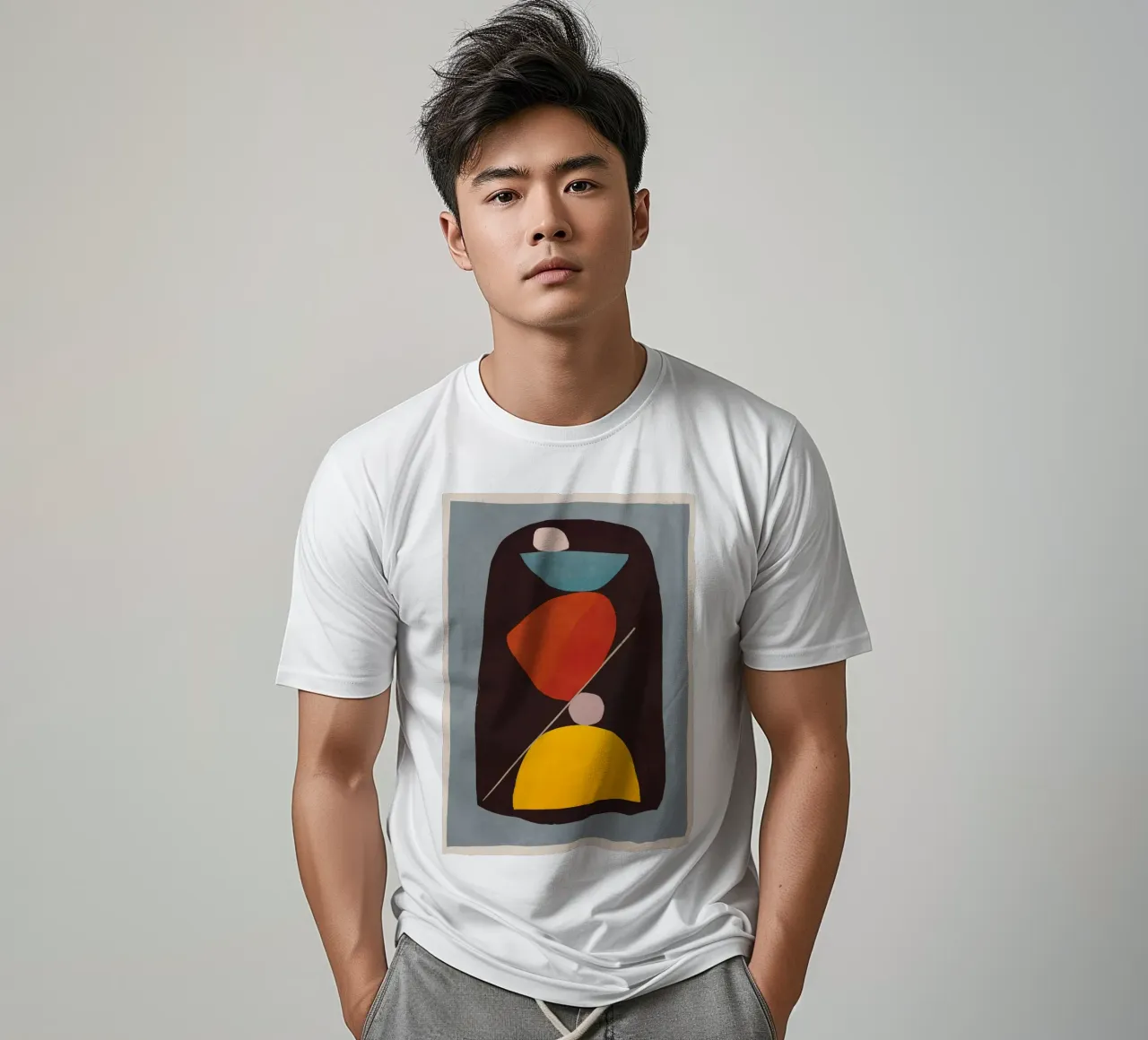 Forme astratte moderne e minimali 83 t-shirt da ThingDesign