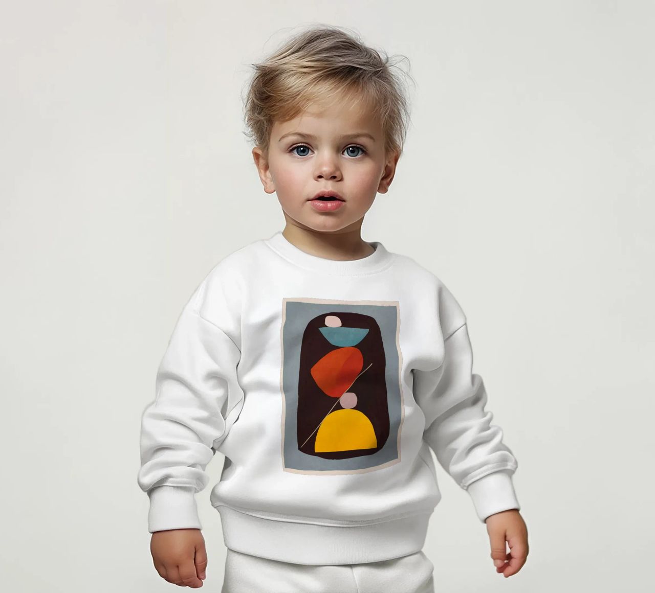 Forme astratte moderne e minimali 83 felpa neonato da ThingDesign