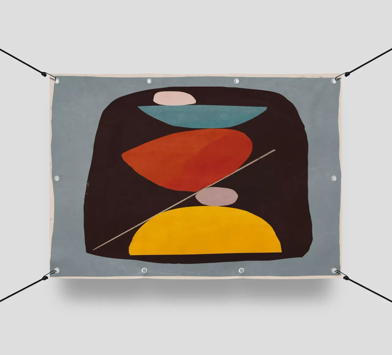 Forme astratte moderne e minimali 83 telo in pvc da ThingDesign