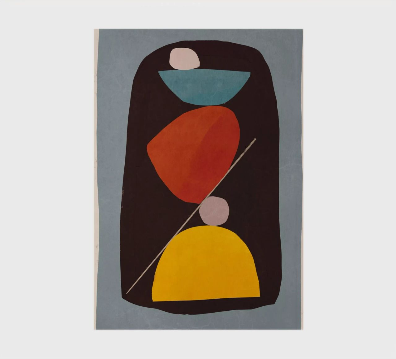 Modern Abstract Minimal Shapes 83 notebook by ThingDesign