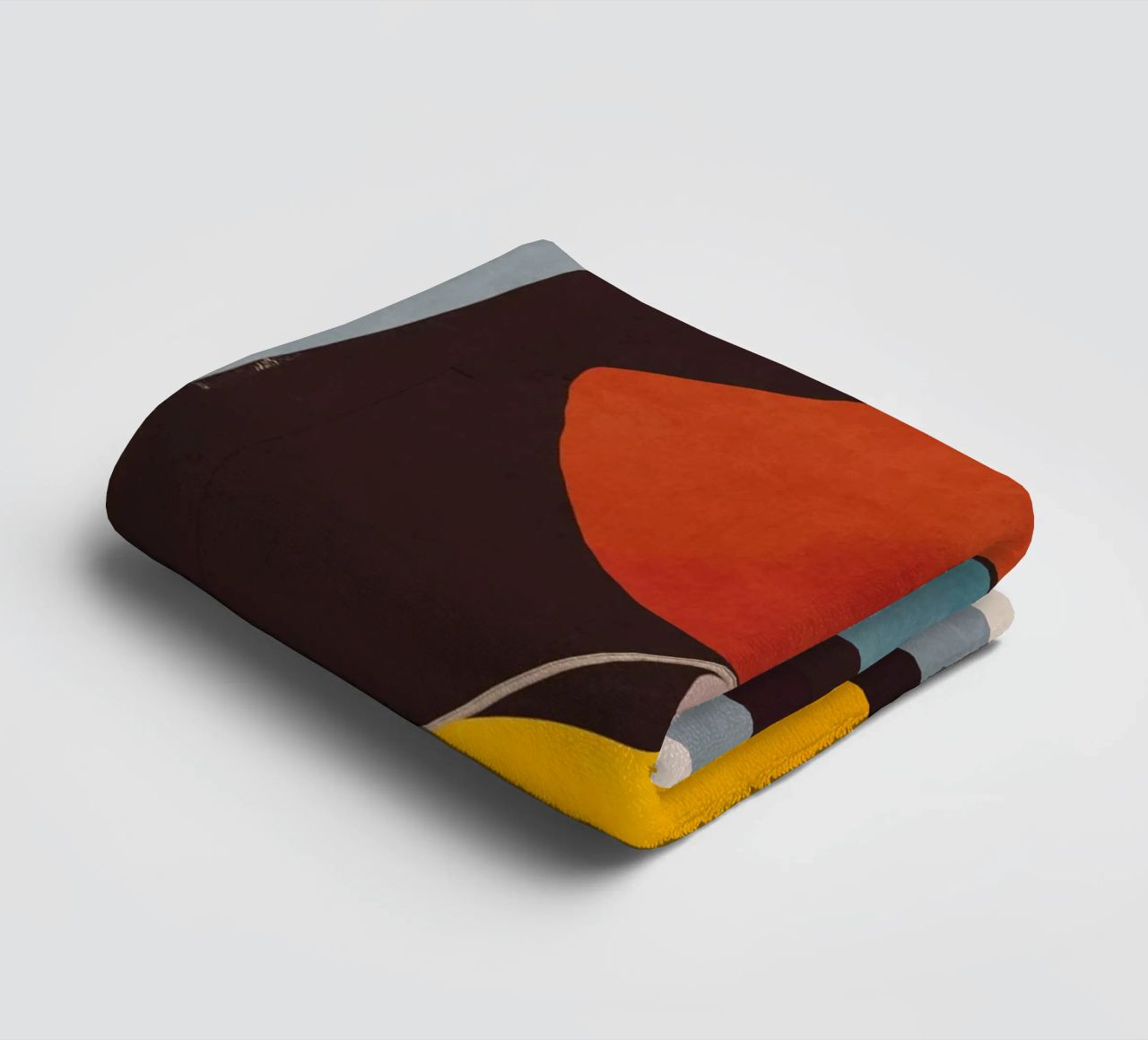 Modern Abstract Minimal Shapes 83 towel by ThingDesign