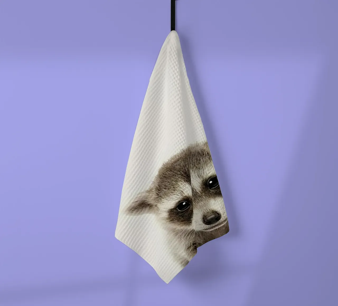 Procione canovaccio da cucina da Emil Art Studio