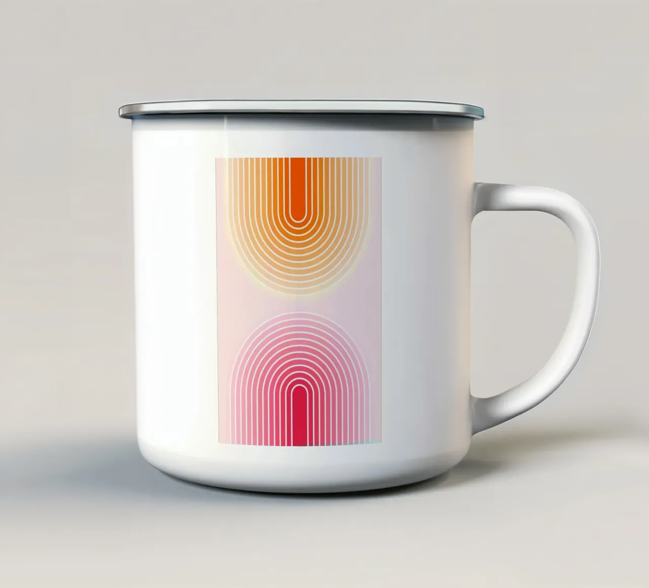 Tide pastell pink tazza in smalto da BAINAI BRICK