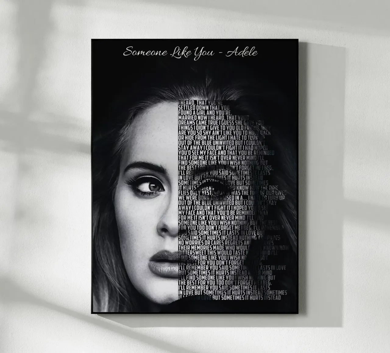 Qualcuno come te plexiglass da Gunawan Rb