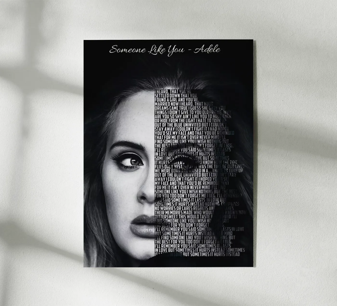 Someone Like You plexiglass da Gunawan Rb