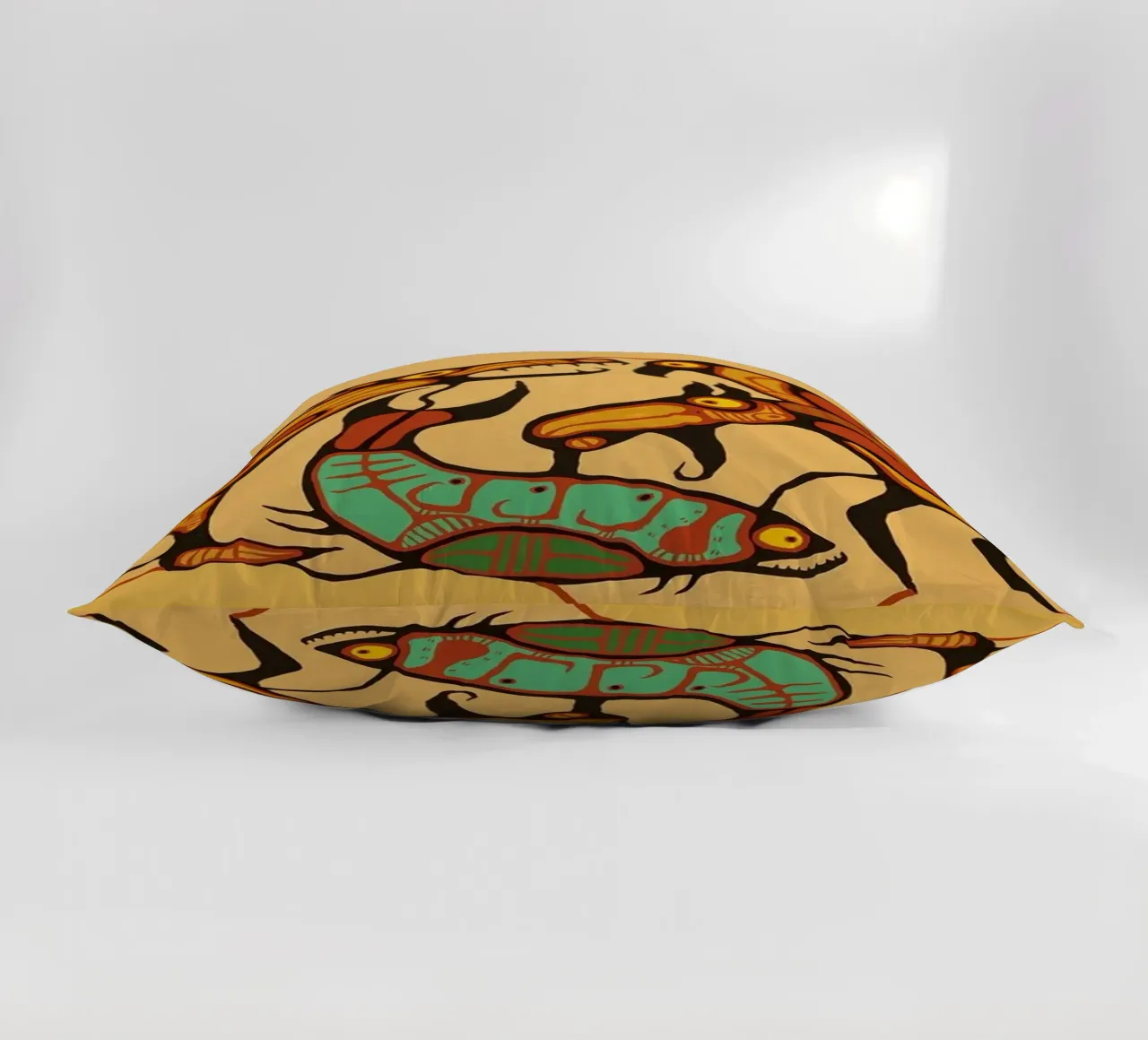 Norval Morrisseau Unità animale cuscino da Riley Art Studio