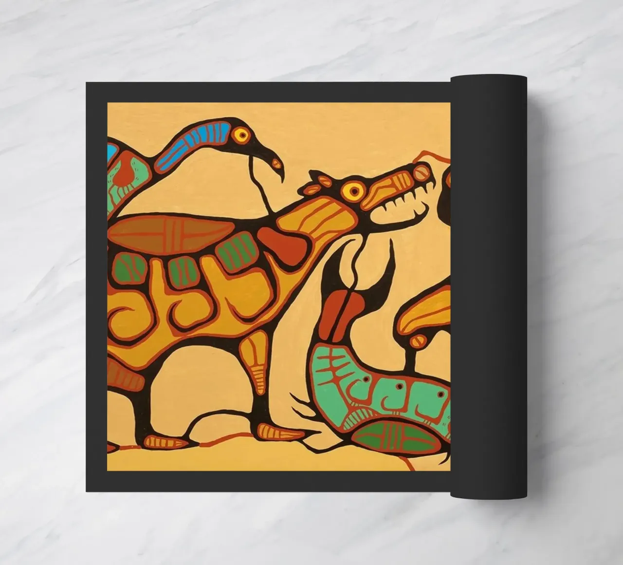 Norval Morrisseau Unità animale zerbino da Riley Art Studio