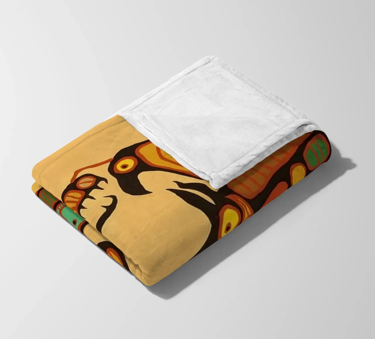 Norval Morrisseau Unità animale coperta in pile da Riley Art Studio