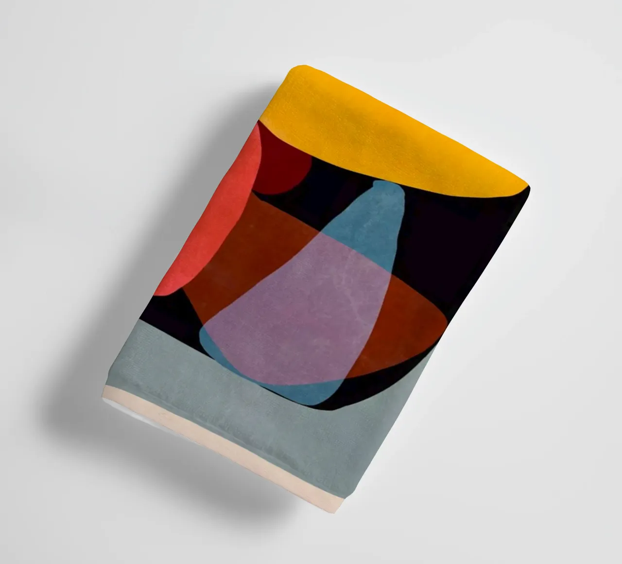 Moderne abstracte kunst 63 badhanddoek van ThingDesign