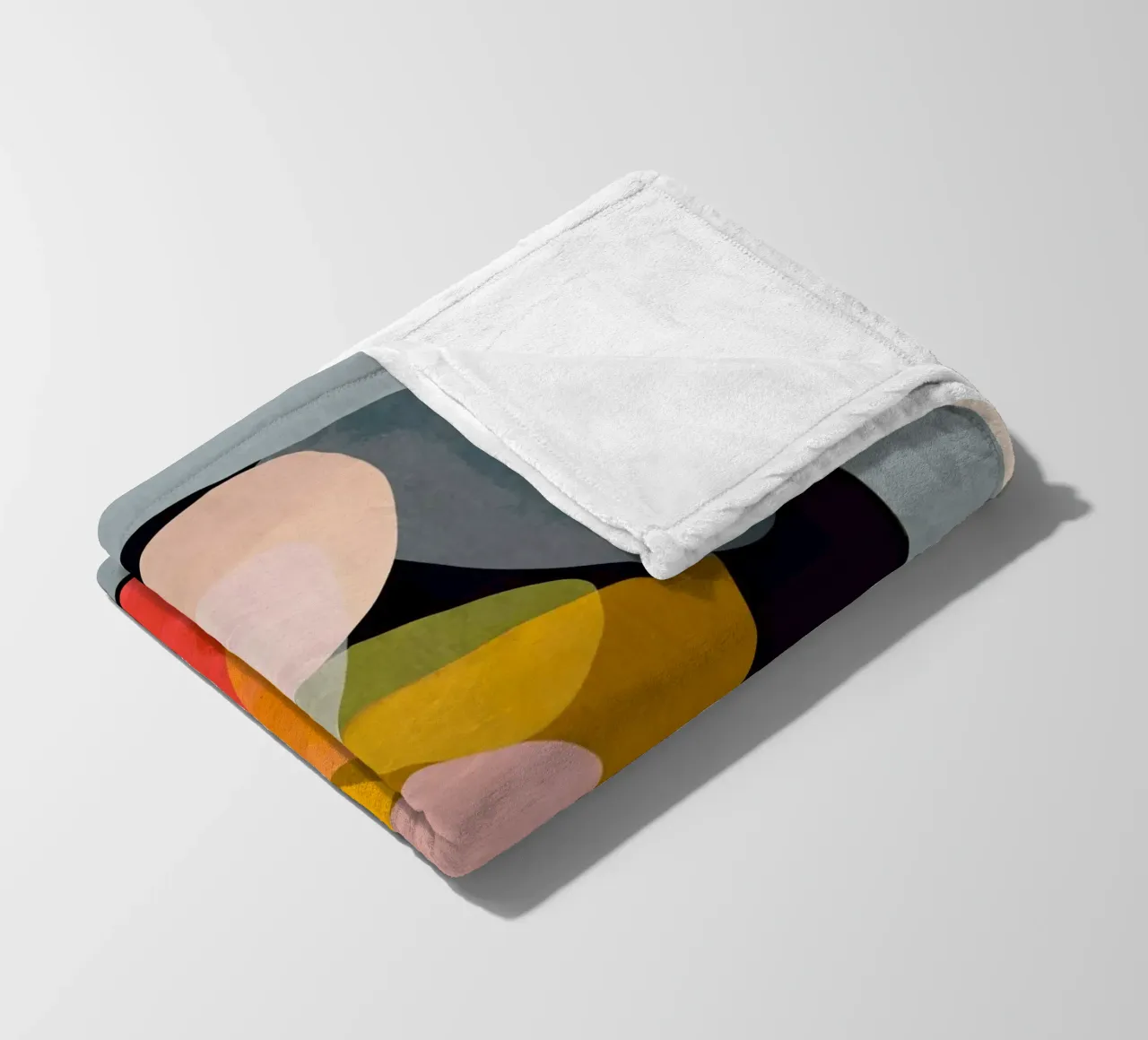 Arte astratta moderna 63 coperta in pile da ThingDesign