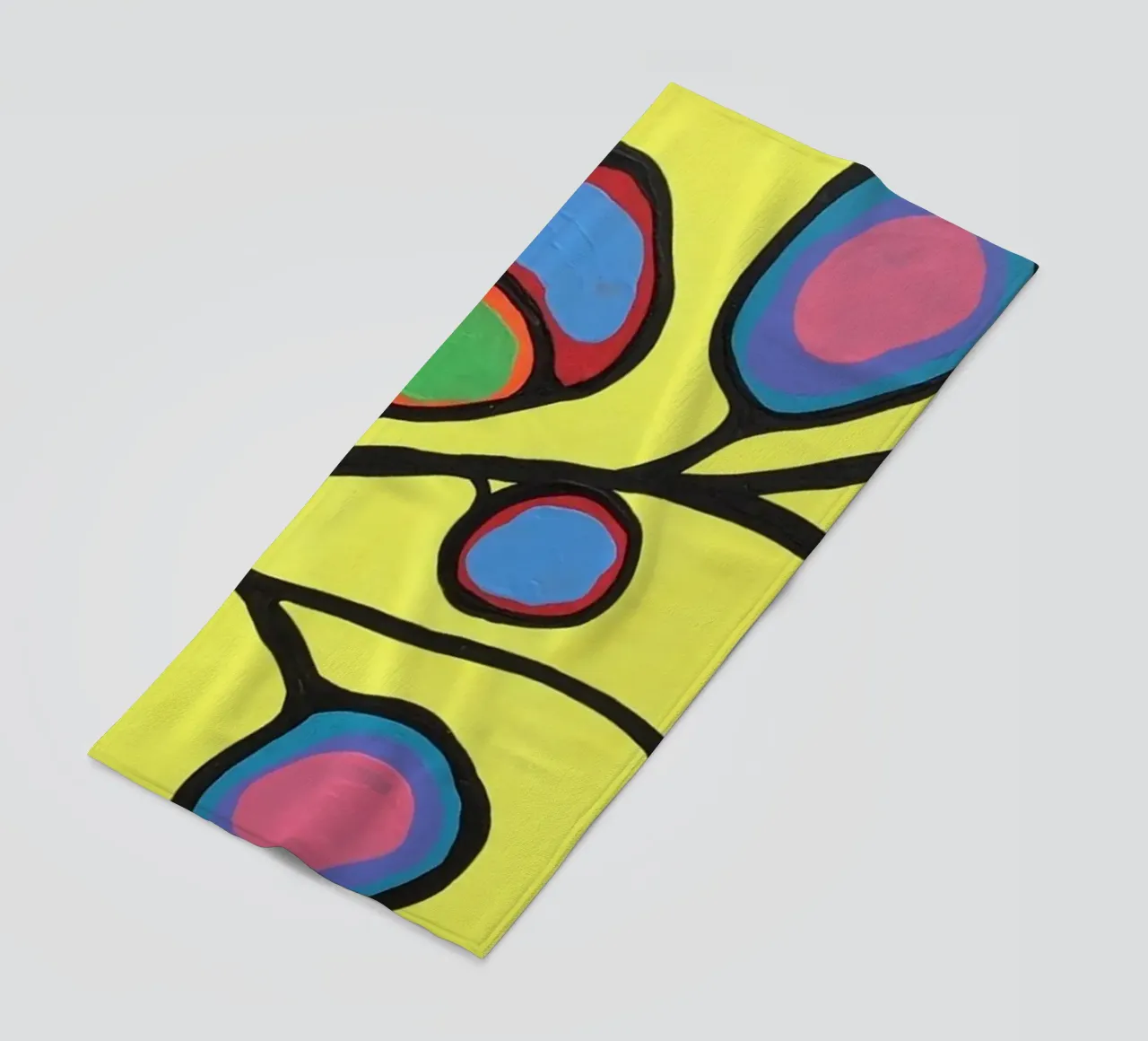 Norval Morrisseau Uccelli su un ramo telo mare da Riley Art Studio