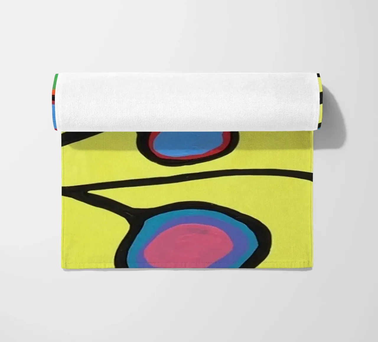 Norval Morrisseau Uccelli su un ramo telo mare da Riley Art Studio