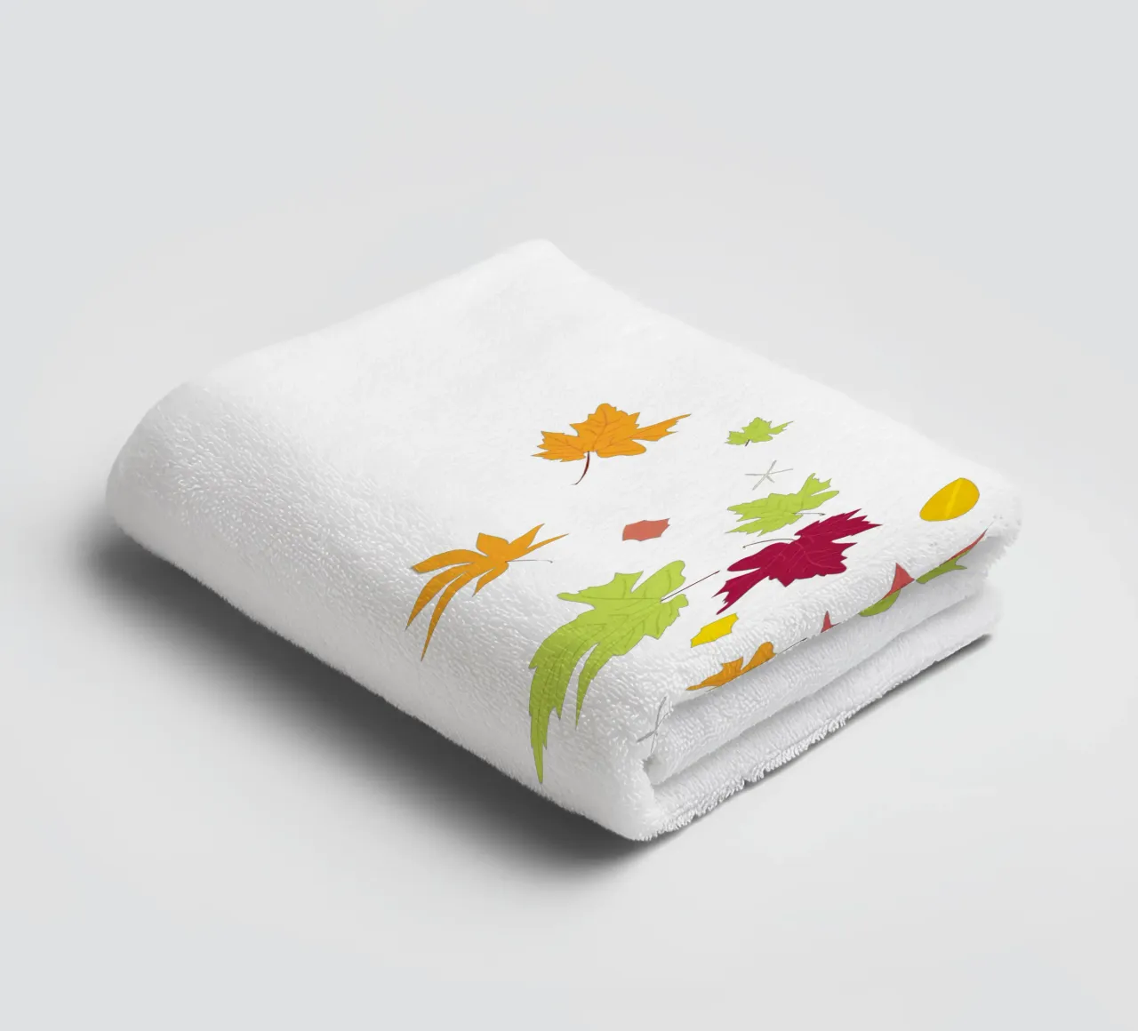 Foglie d'autunno che cadono asciugamano da bagno da GalerieGG