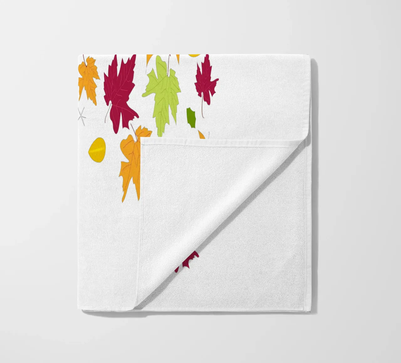 Foglie d'autunno che cadono telo mare da GalerieGG