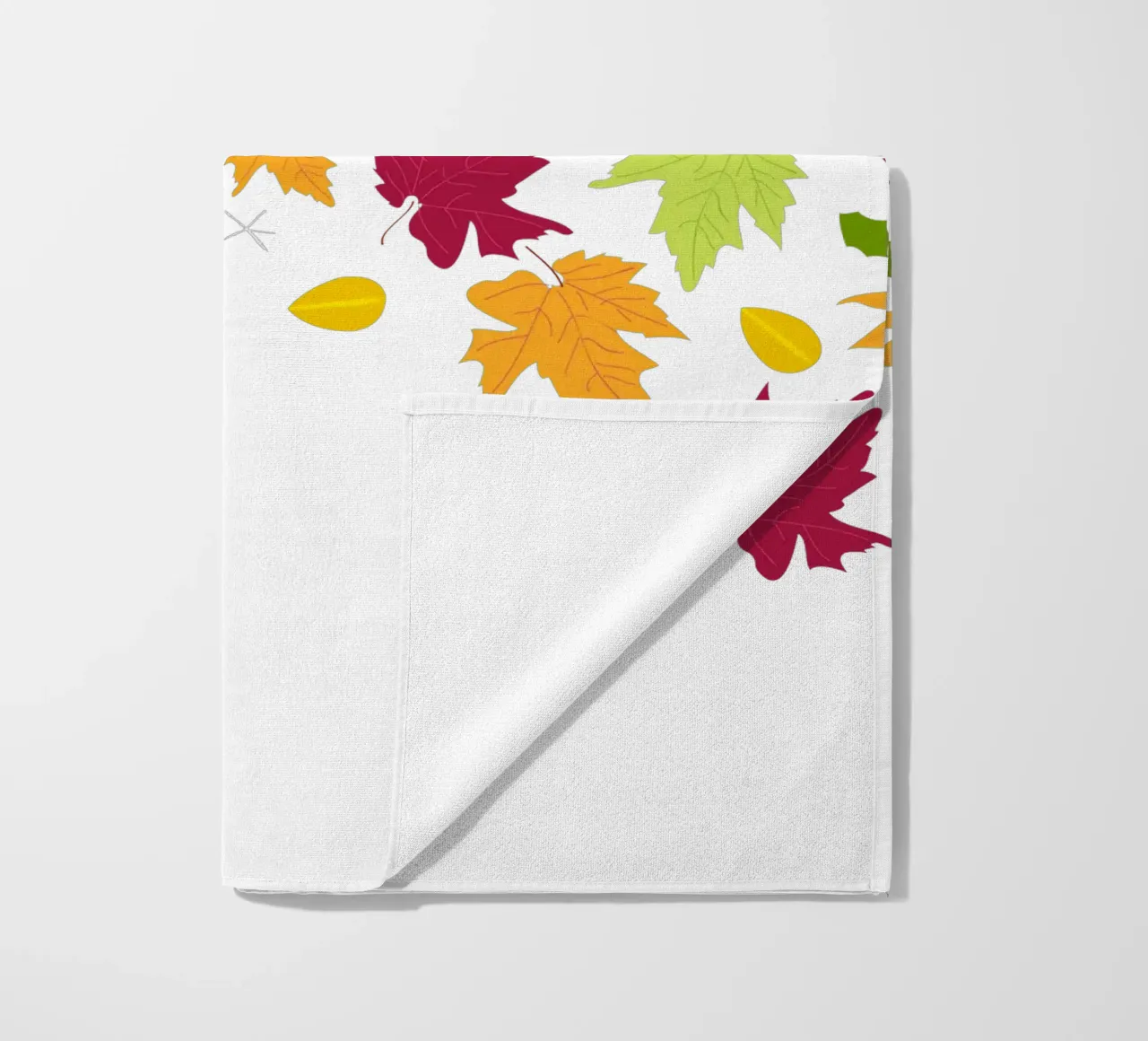 Foglie d'autunno che cadono telo mare da GalerieGG