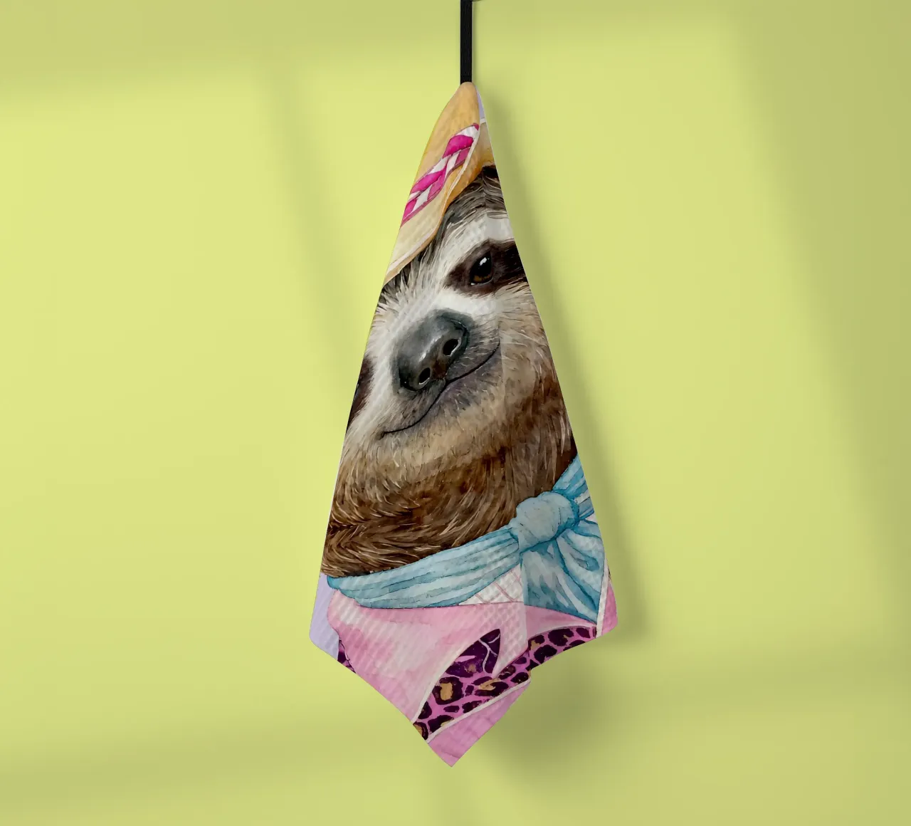 Sloth Cowboy canovaccio da cucina da Attaboy Dsgn