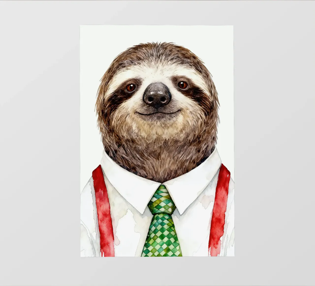 Work-life balance with Sloth telo in pvc da Attaboy Dsgn