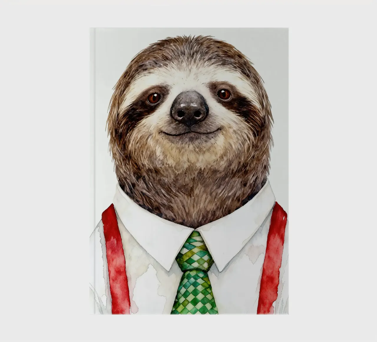Work-life balance with Sloth carnet de notes de Attaboy Dsgn