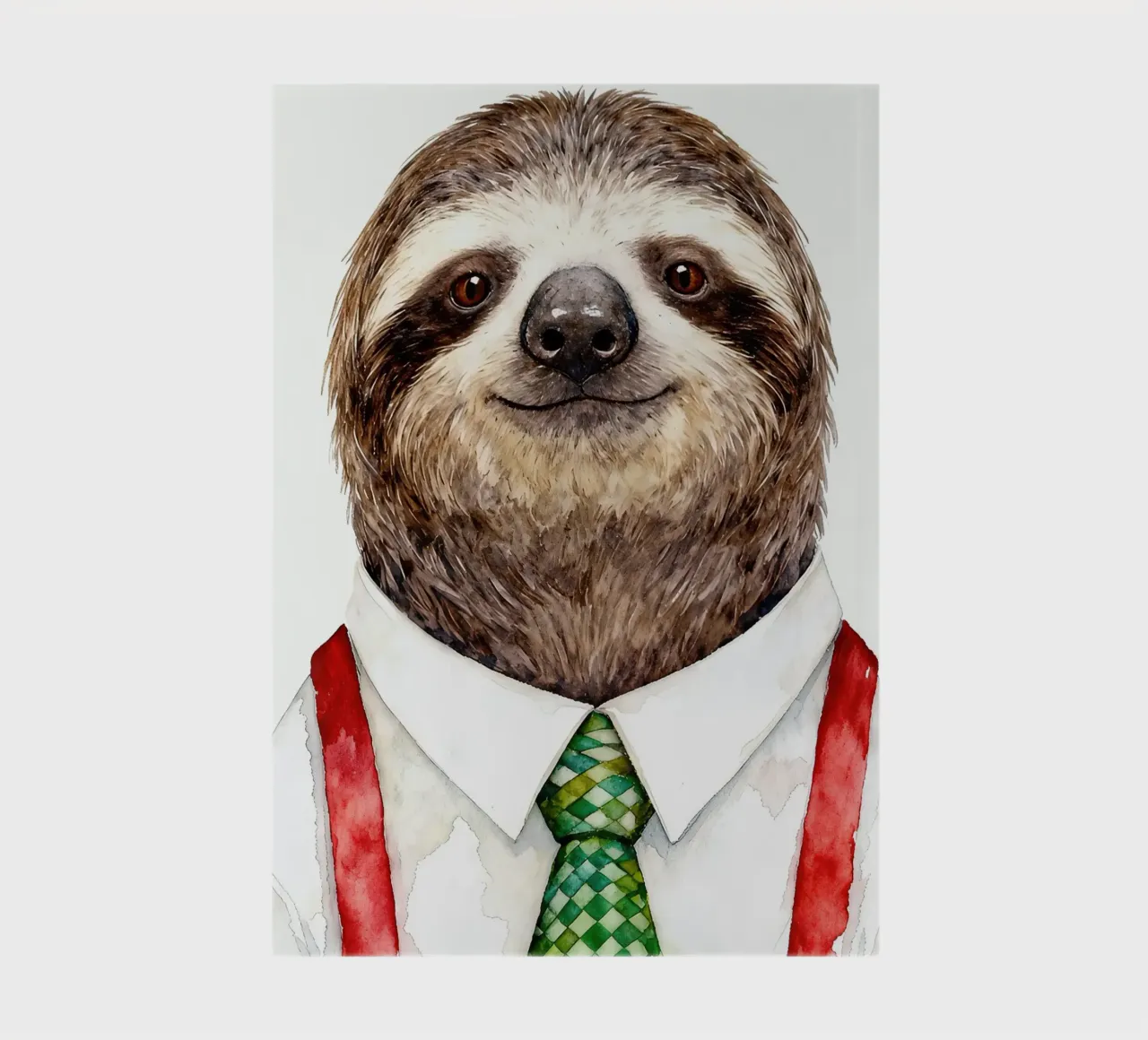 Work-life balance with Sloth carnet de notes de Attaboy Dsgn