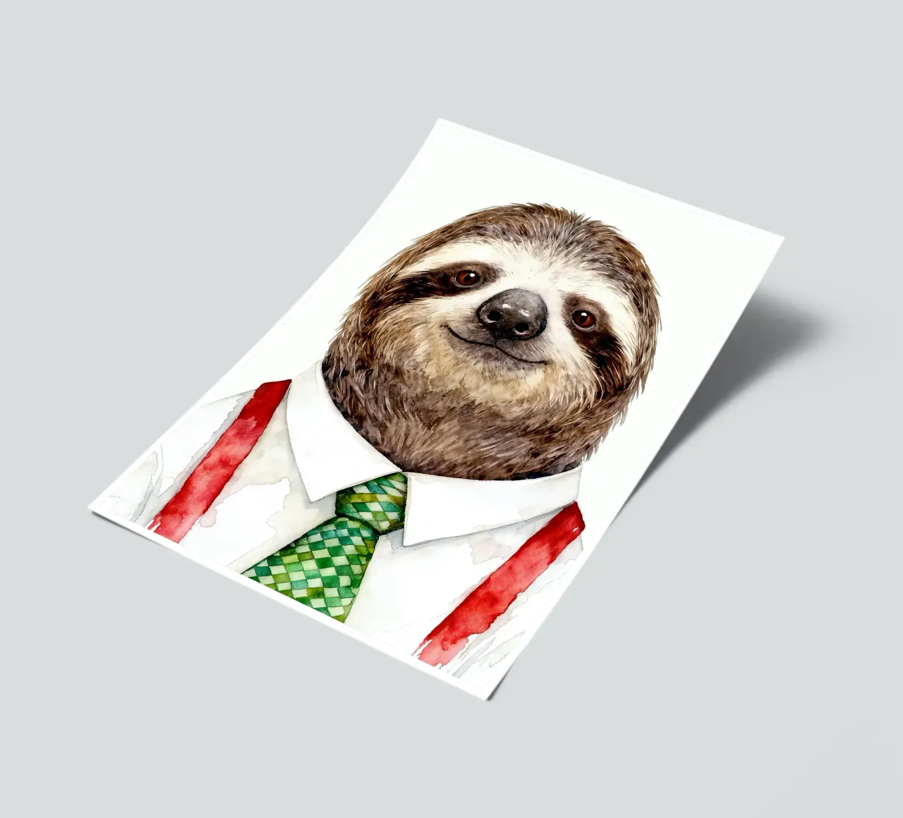 Work-life balance with Sloth Stickerbogen von Attaboy Dsgn