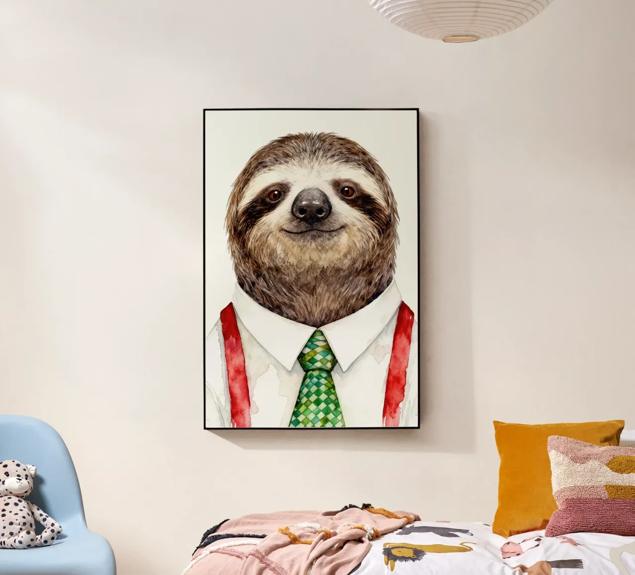 Work-life balance with Sloth plexiglass da Attaboy Dsgn