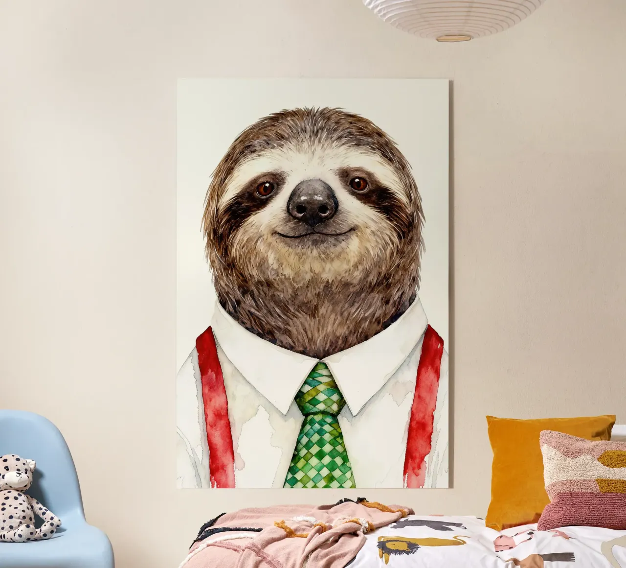 Work-life balance with Sloth plexiglass da Attaboy Dsgn