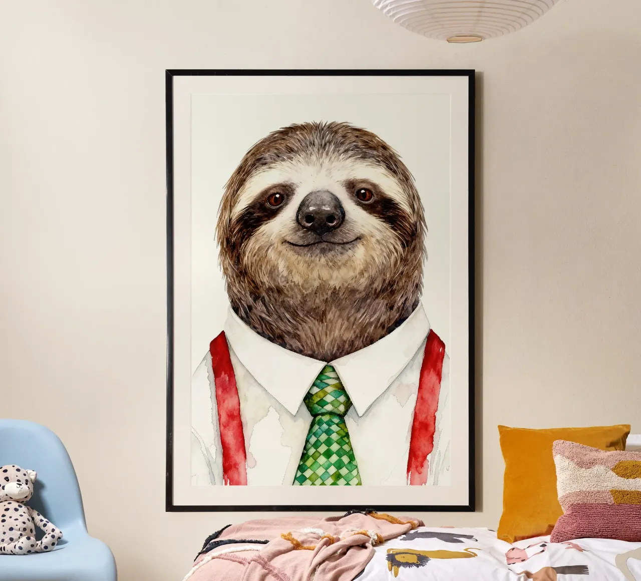 Work-life balance with Sloth carta hahnemühle da Attaboy Dsgn