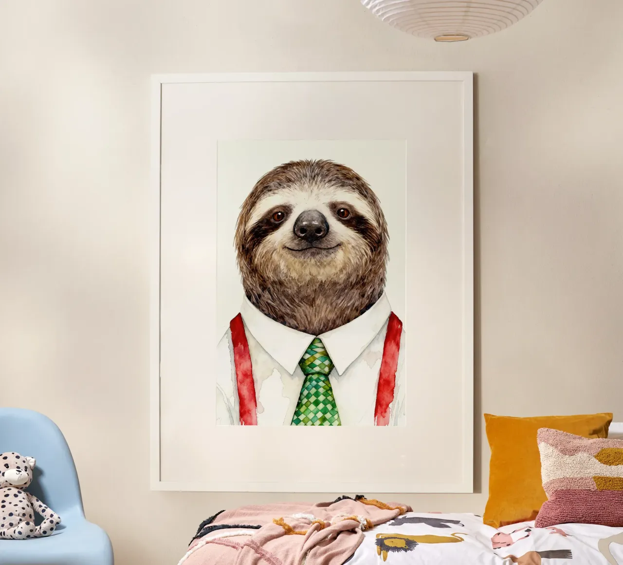 Work-life balance with Sloth carta hahnemühle da Attaboy Dsgn