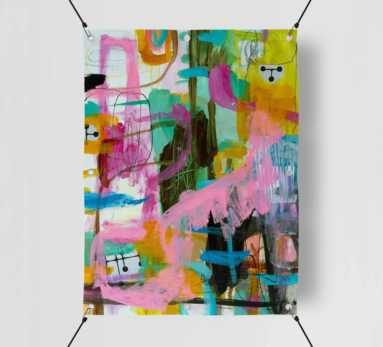Marisol Evora - So viele Wege PVC Plane von The Artcircle