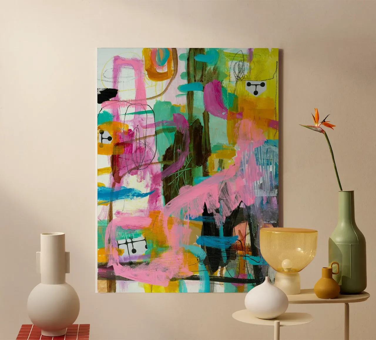 Marisol Evora - Zoveel manieren canvas met Baklijst van The Artcircle
