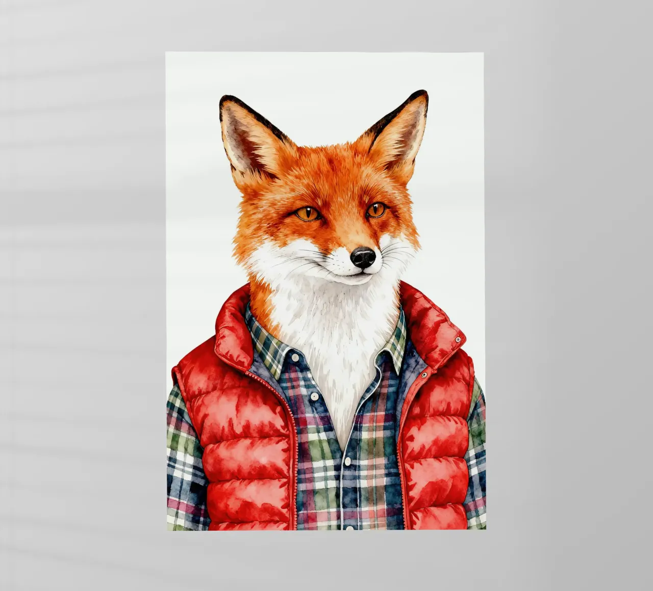 Fox in Puffer pellicola backlit da Attaboy Dsgn