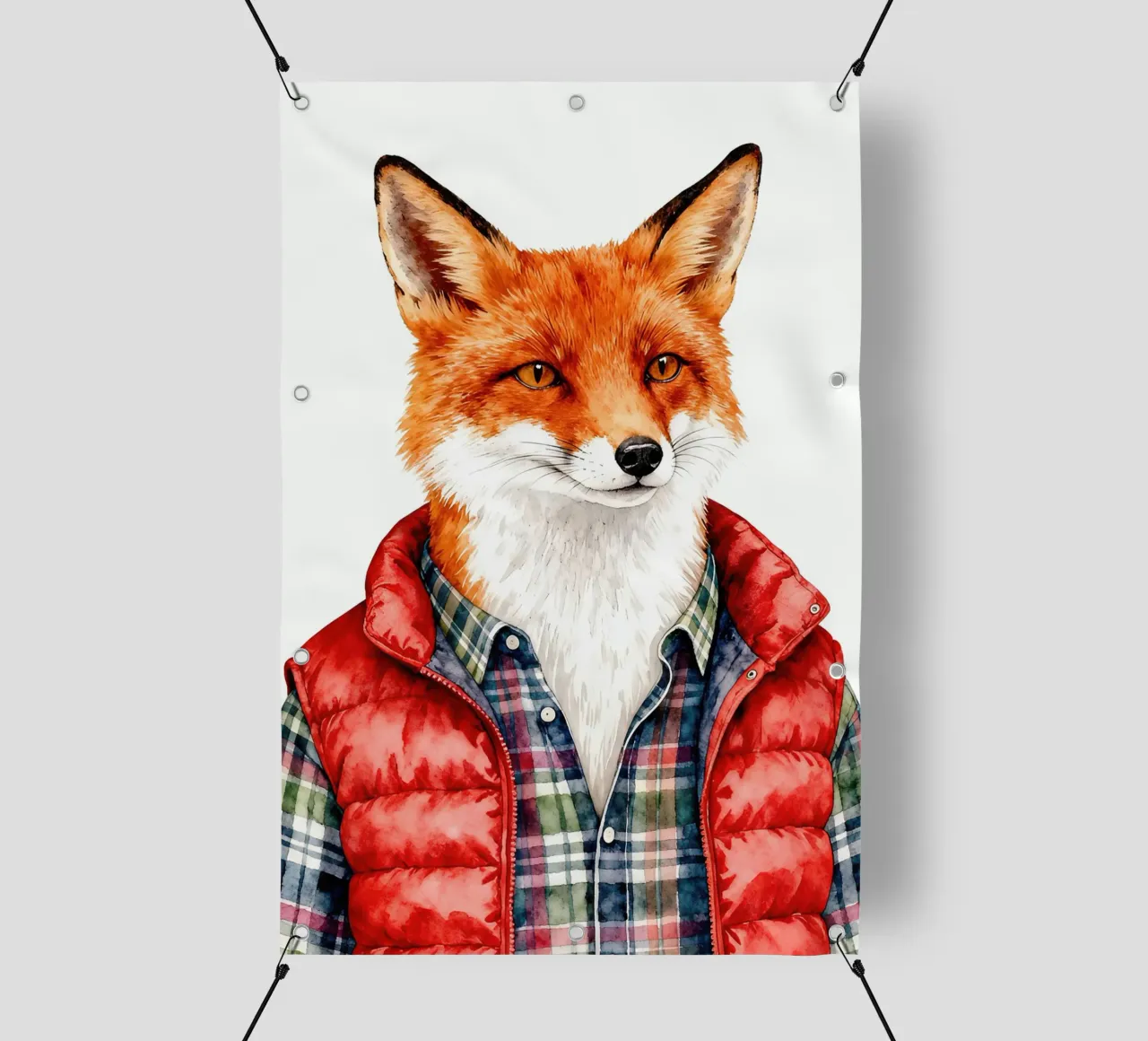 Fox in Puffer telo in pvc da Attaboy Dsgn
