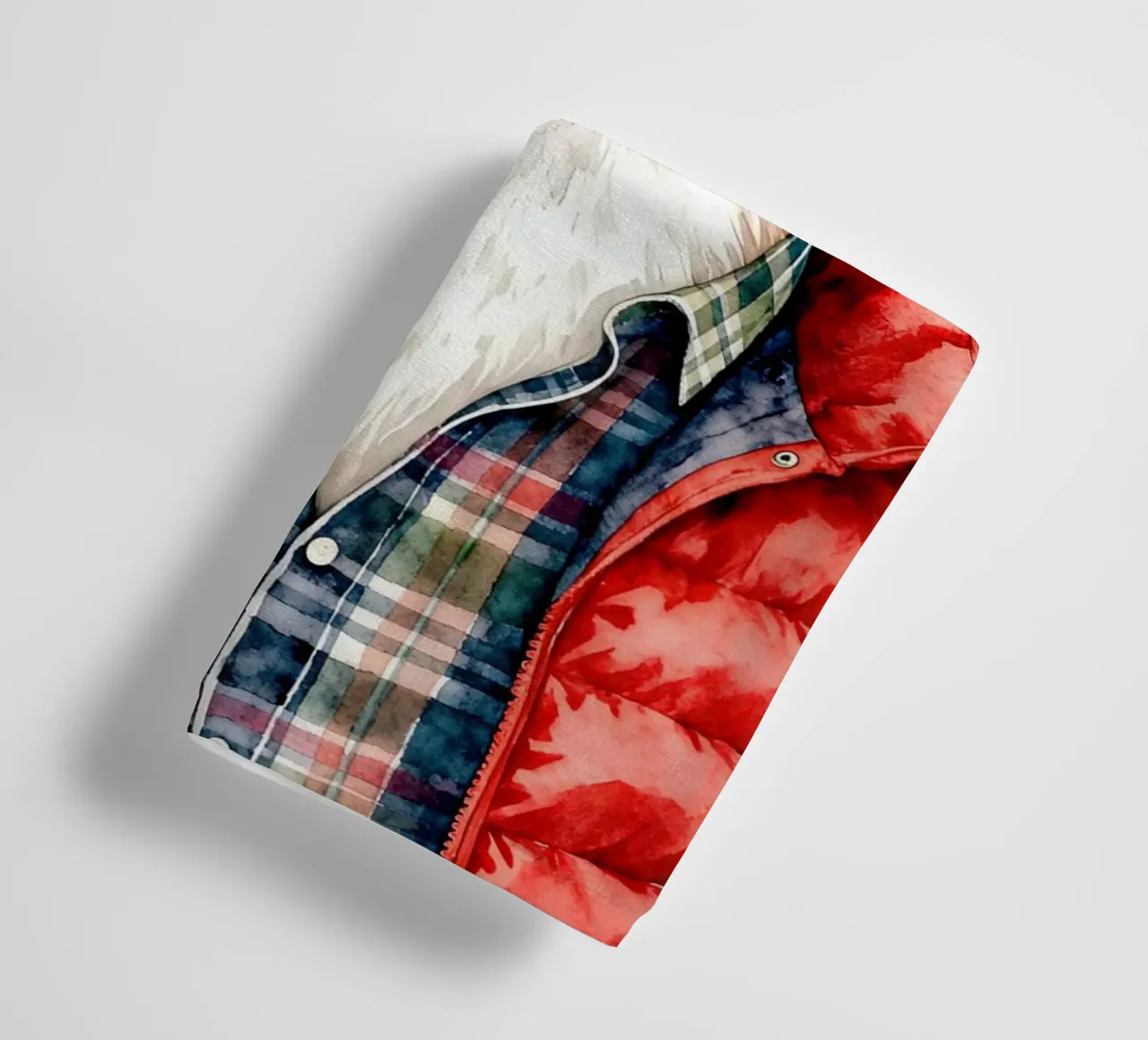 Fox in Puffer Handtuch von Attaboy Dsgn