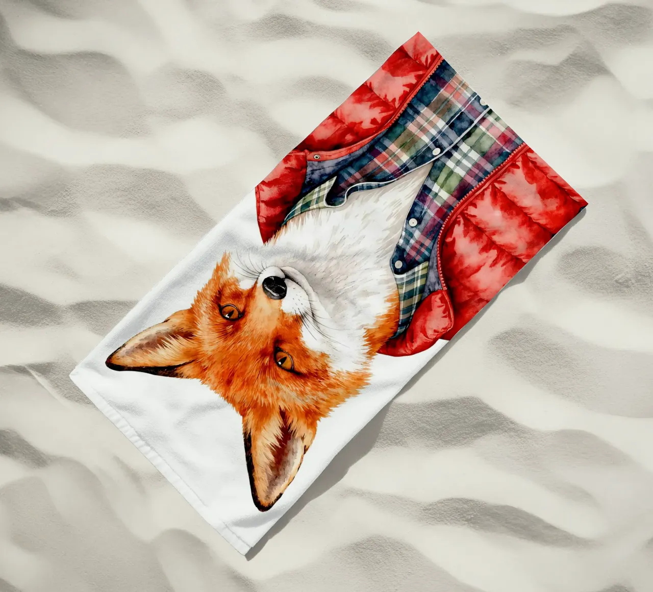 Fox in Puffer telo mare da Attaboy Dsgn