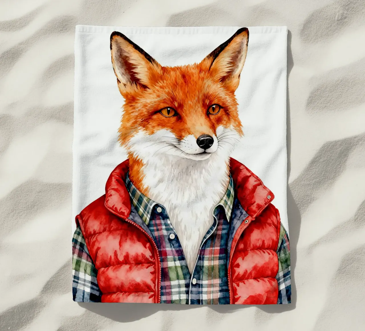 Fox in Puffer telo mare da Attaboy Dsgn