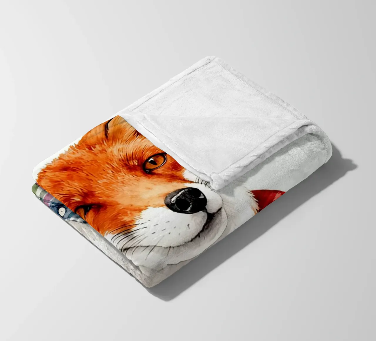 Fox in Puffer coperta in pile da Attaboy Dsgn
