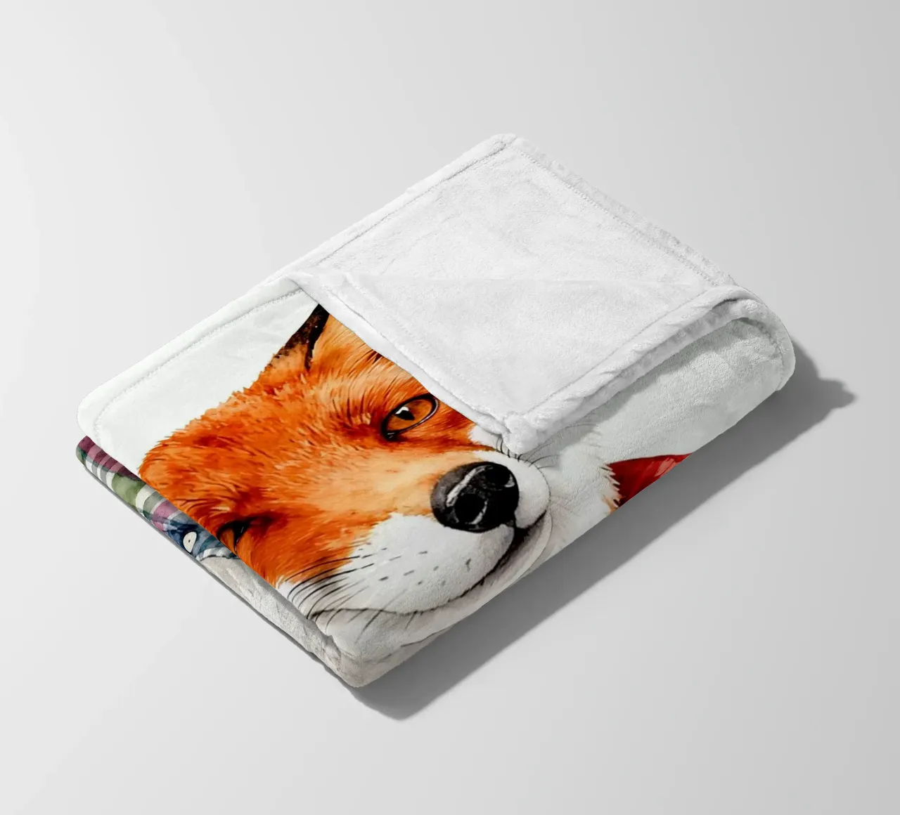 Fox in Puffer coperta in pile da Attaboy Dsgn