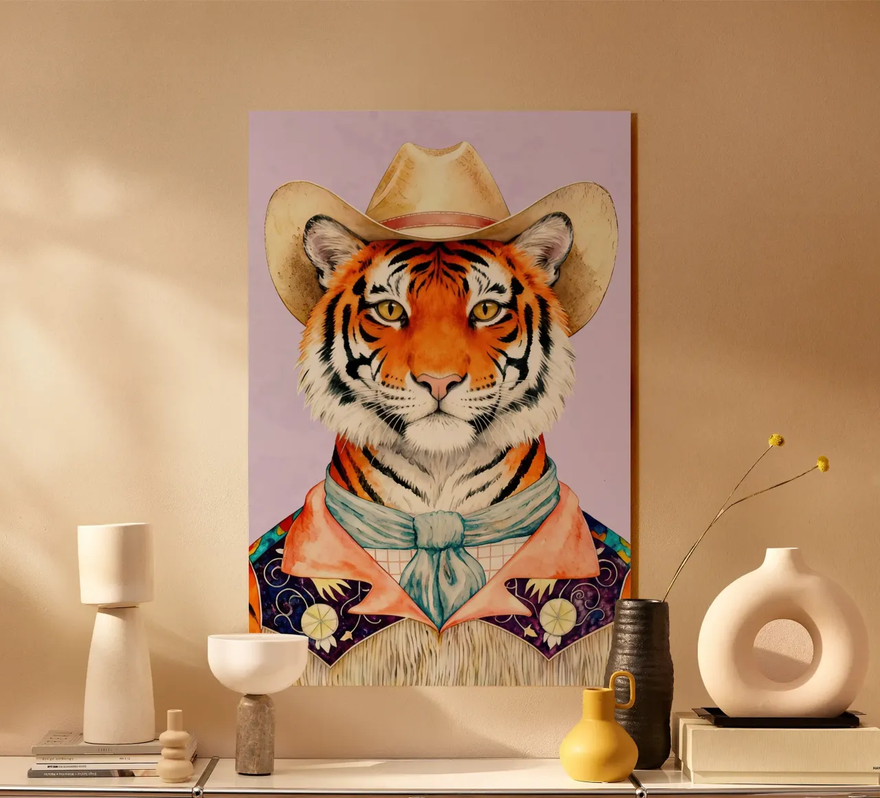 Western Tiger plexiglass da Attaboy Dsgn