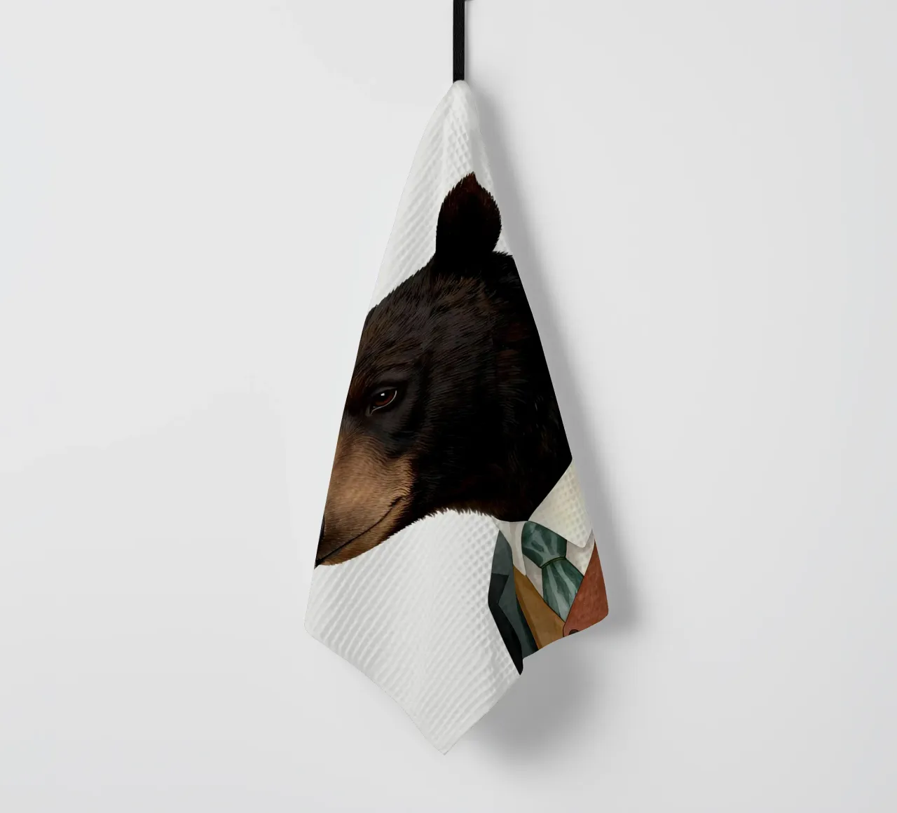 Black Bear canovaccio da cucina da Attaboy Dsgn