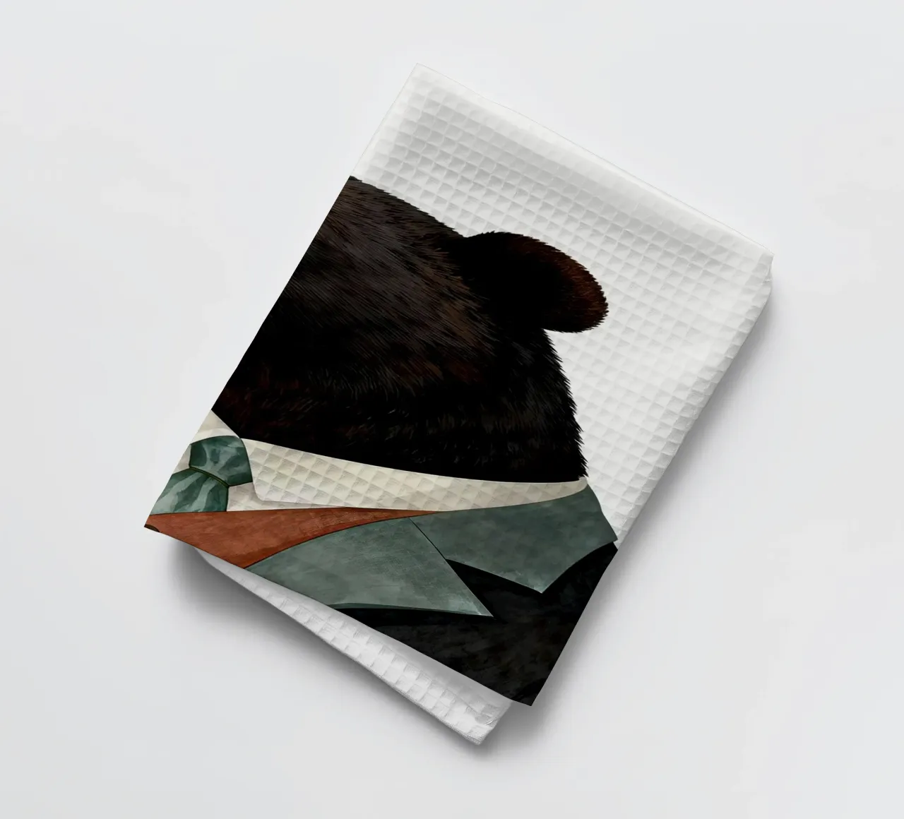 Black Bear canovaccio da cucina da Attaboy Dsgn