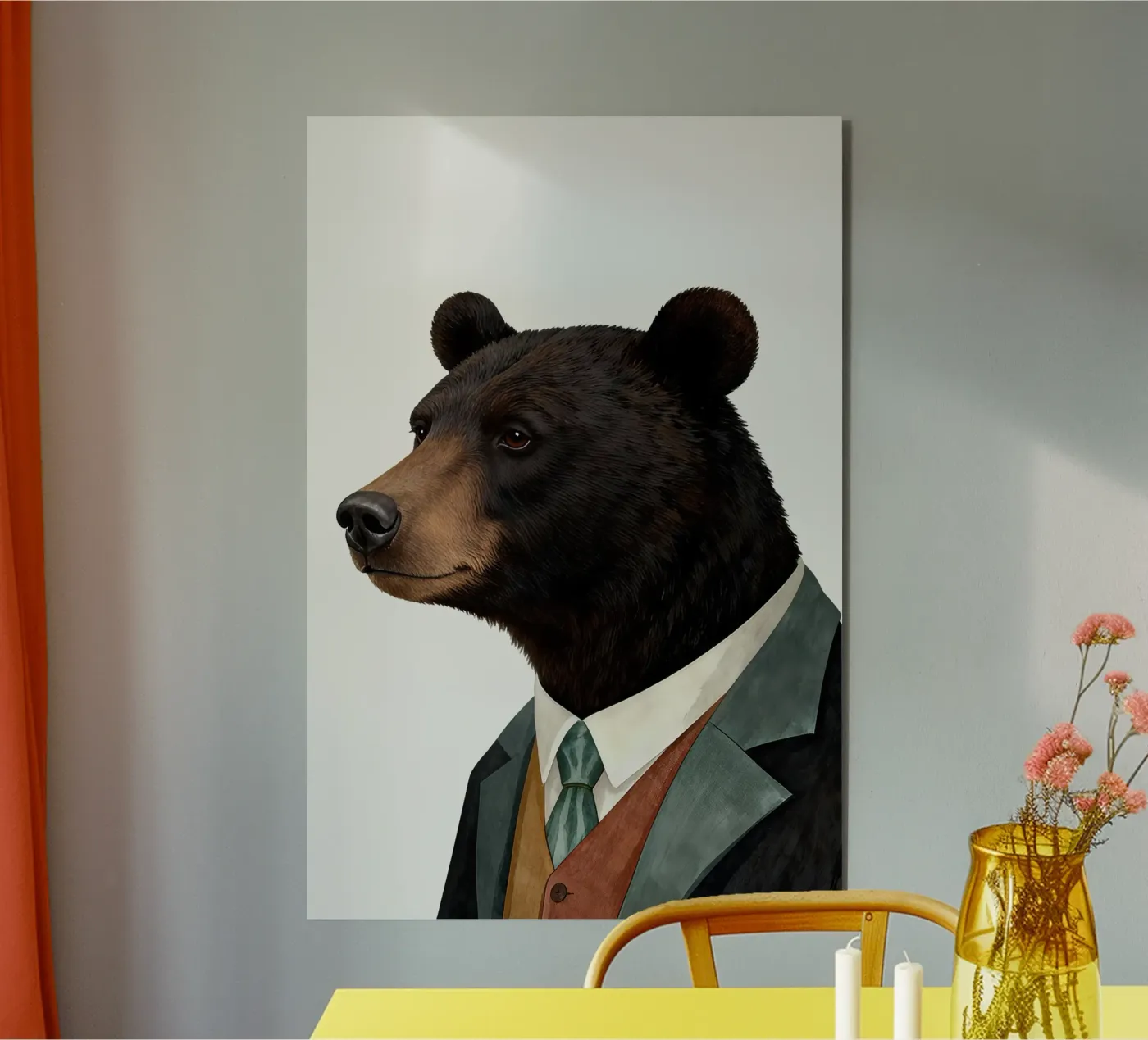 Black Bear alluminio dibond da Attaboy Dsgn