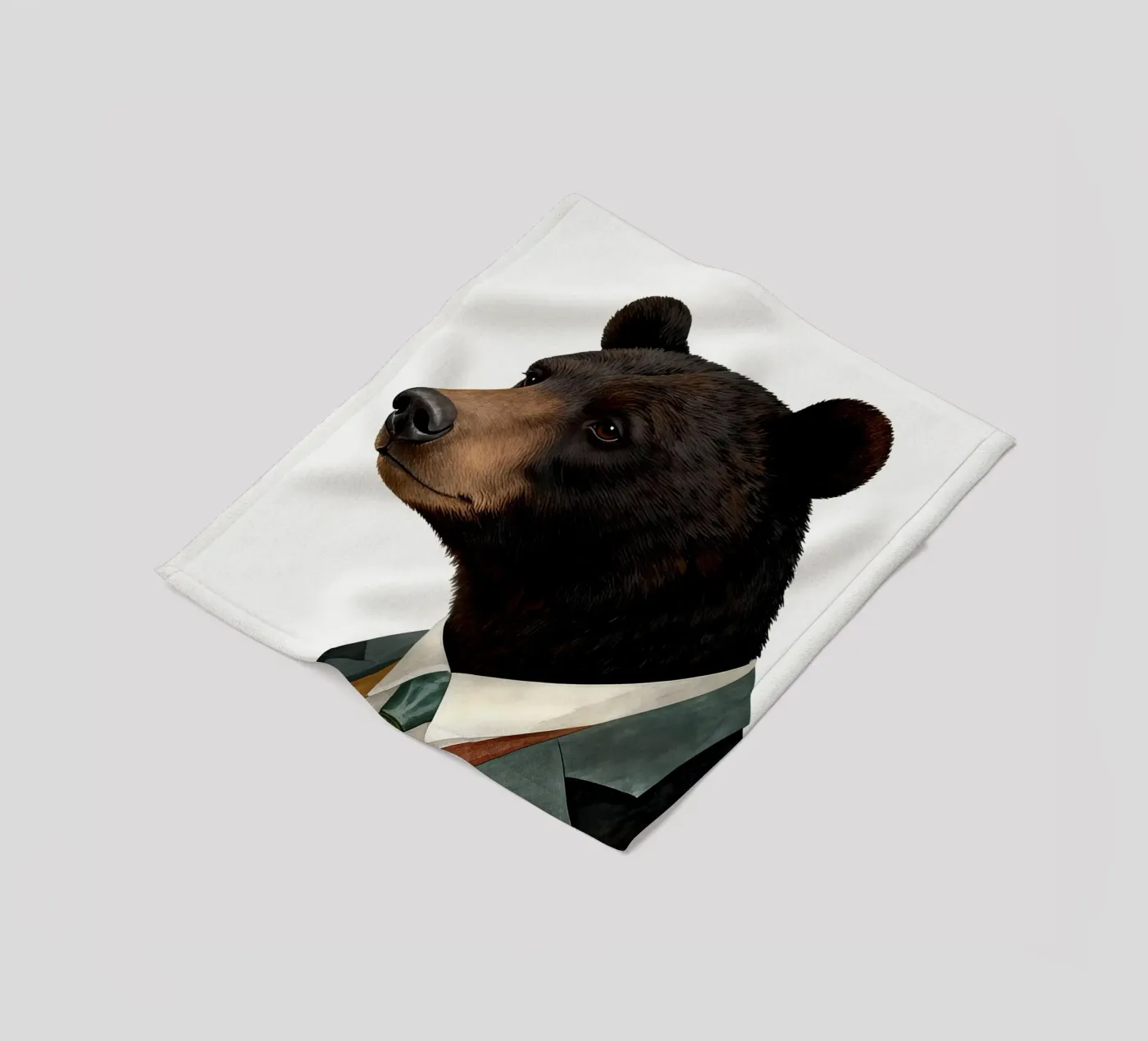 Black Bear fleecedeken van Attaboy Dsgn