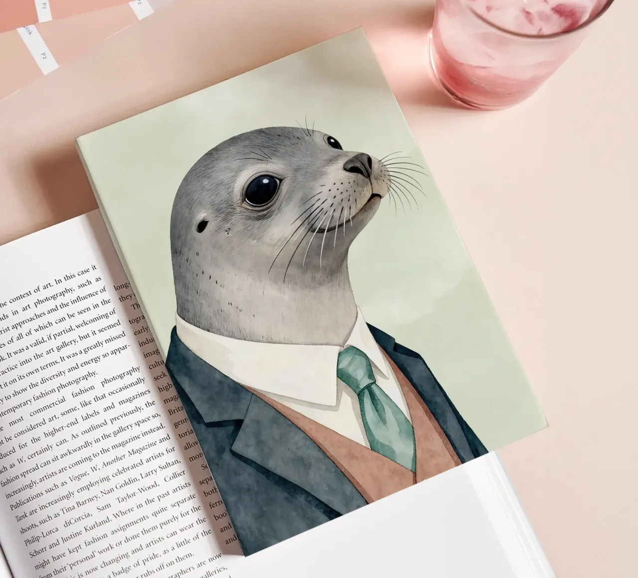 Seal in Suit notebook by Attaboy Dsgn