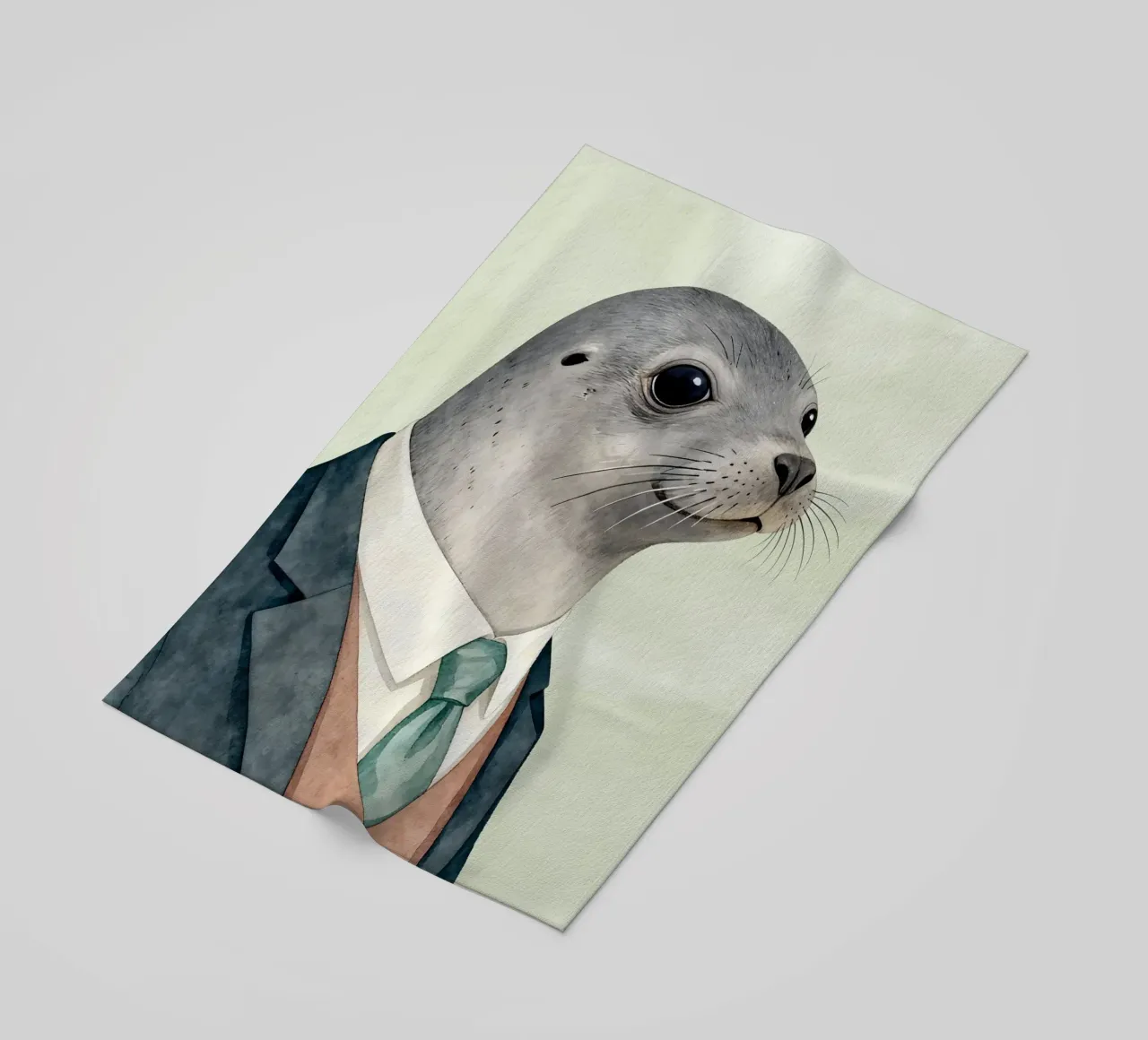 Seal in Suit telo mare da Attaboy Dsgn