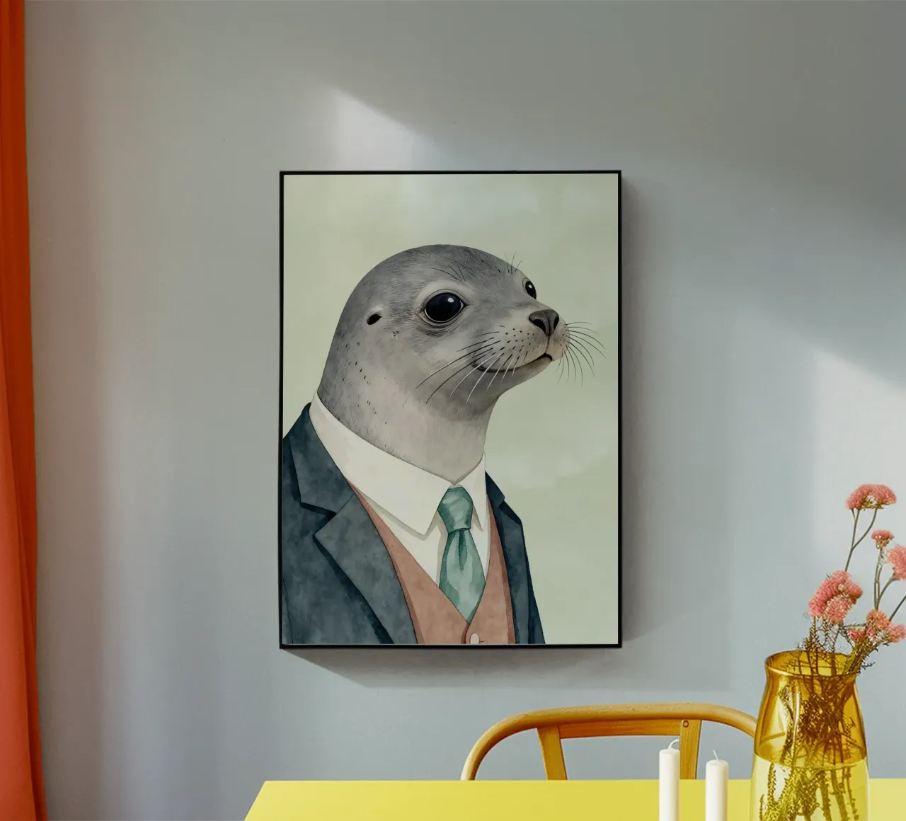 Seal in Suit plexiglass da Attaboy Dsgn