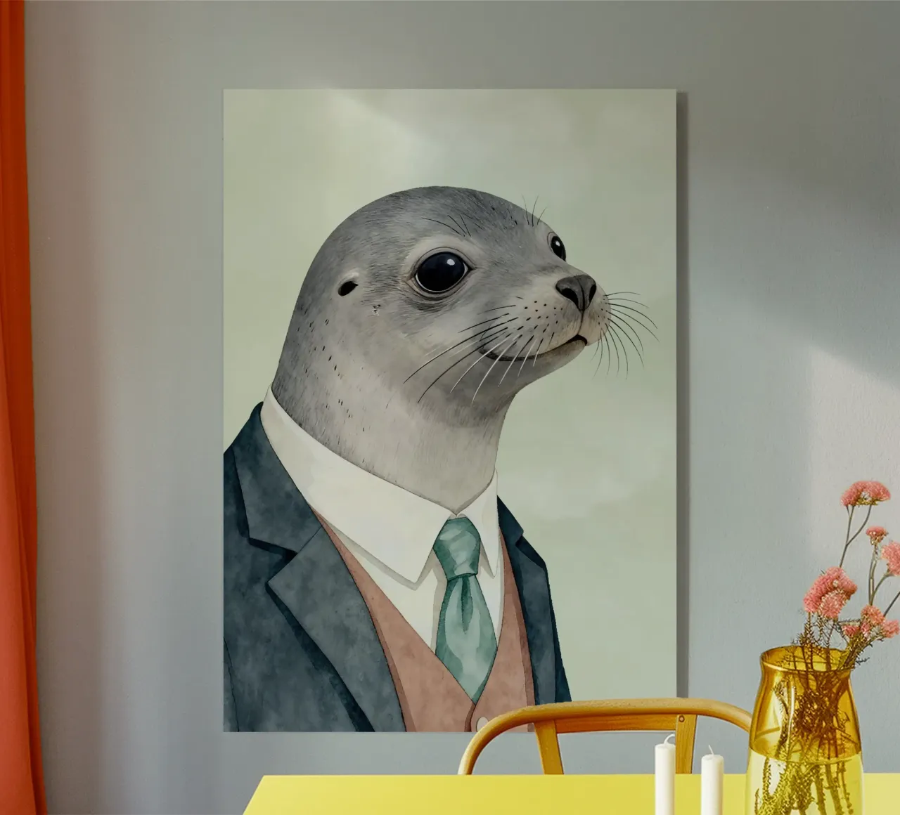 Seal in Suit plexiglass da Attaboy Dsgn